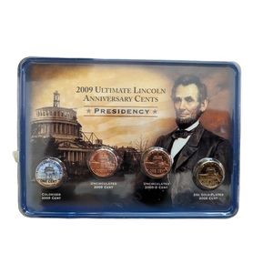 2009 Ultimate Lincoln Anniversary Cents - The Presidency Four (4) Coin Set